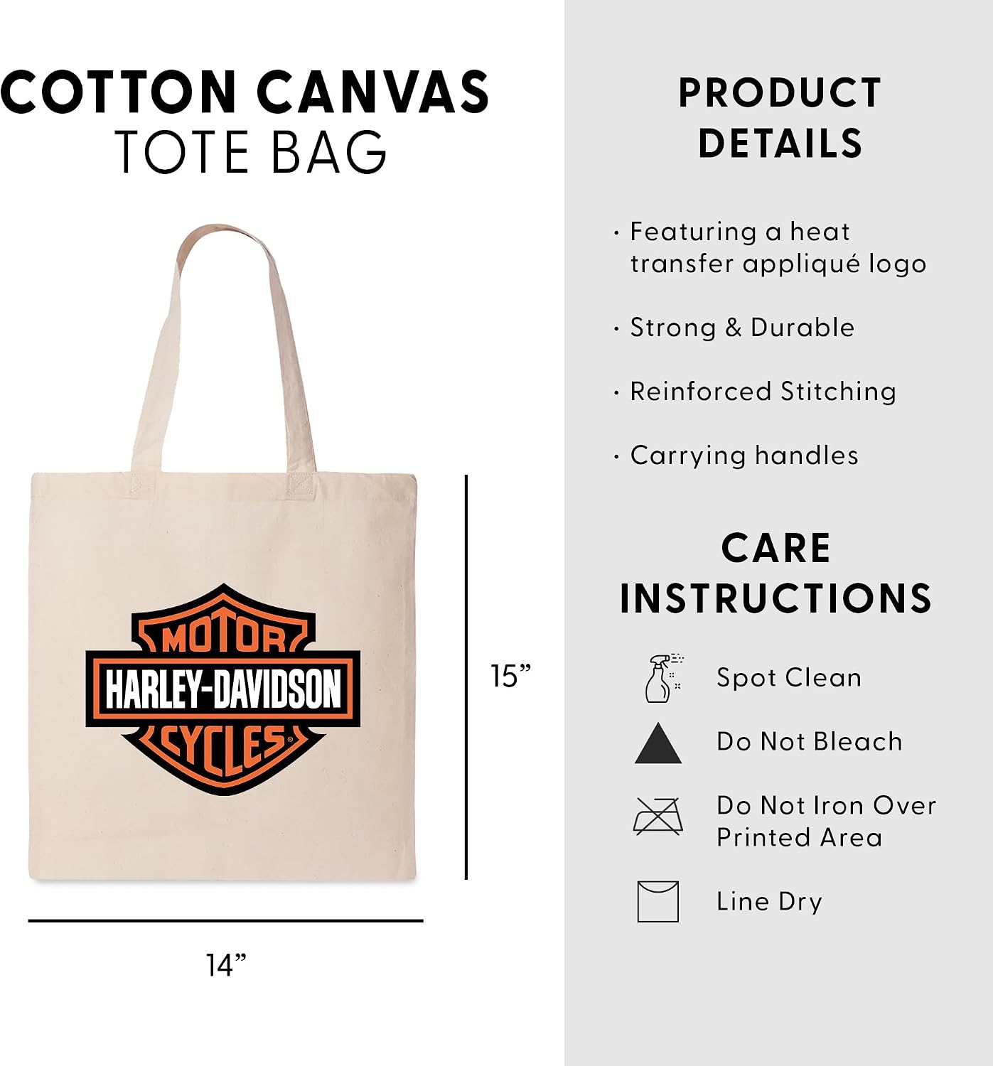 Northwest Harley-Davidson Canvas Tote Bag