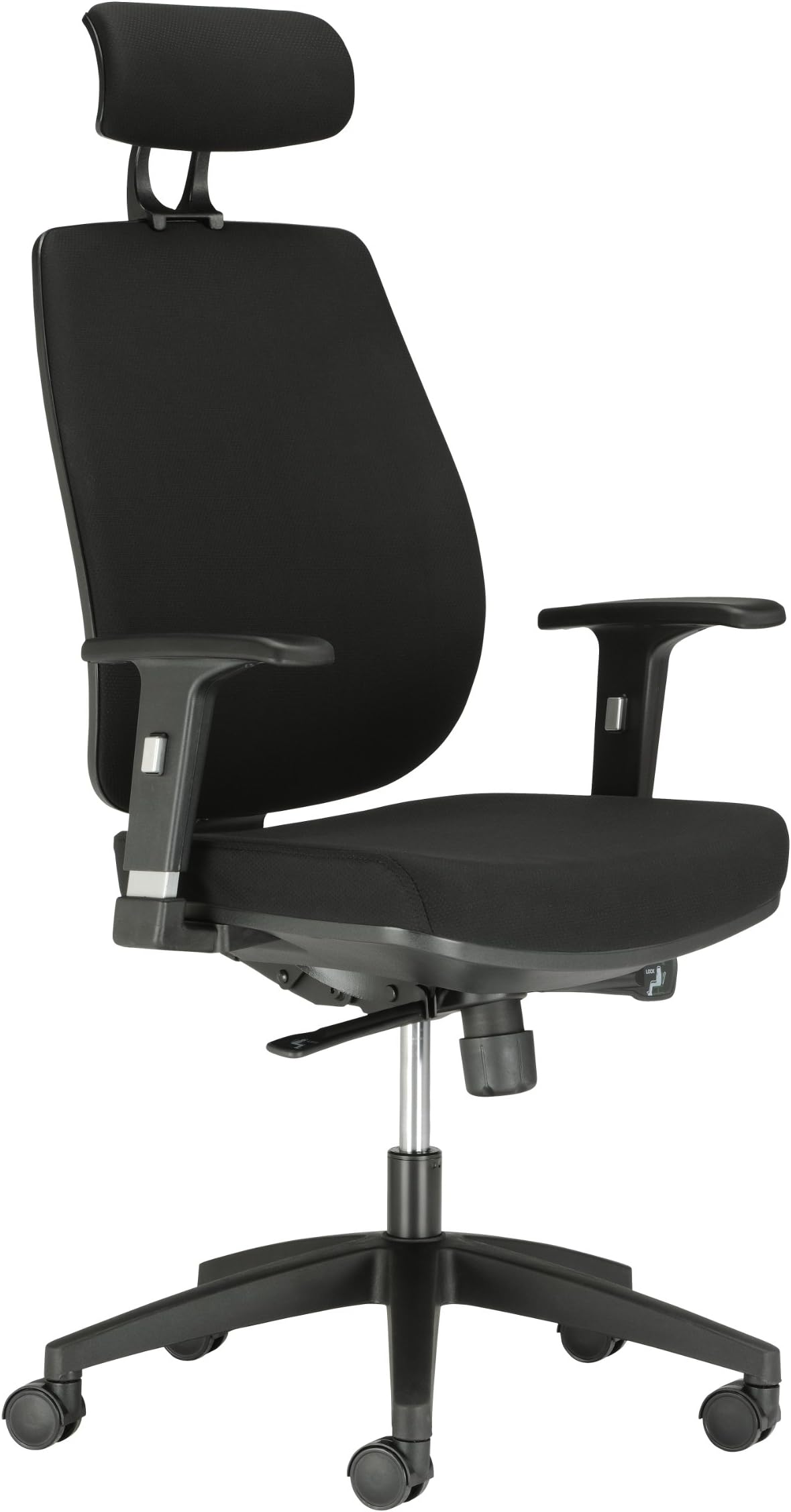 Chairs For Offices 134002BK Executive Ergonomic Reclining Office Chair Headrest and Lumbar Support Black Free 3 day Delivery