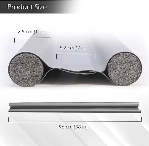 Miniatura 2 de Arrowzoom 1 tira de sellado inferior de puerta PRO de espuma de algodón con cuero resistente al agua tapón de sellado que bloquea el ruido exterior