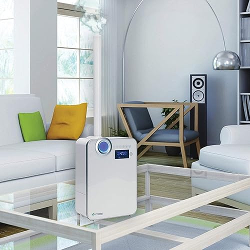 Miniatura 12 de PureGuardian H75502PK - Humidificador ultrasónico de niebla cálida y fría, paquete de 2 unidades, salida de 10 litros por día, habitación grande,
