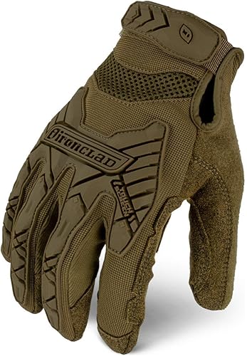 Ironclad Command Tactical Impact, Touch Screen Gloves, TPR Impact Protection, TAA Compliant (1 Pair) IEXT-ICOY-02-S
