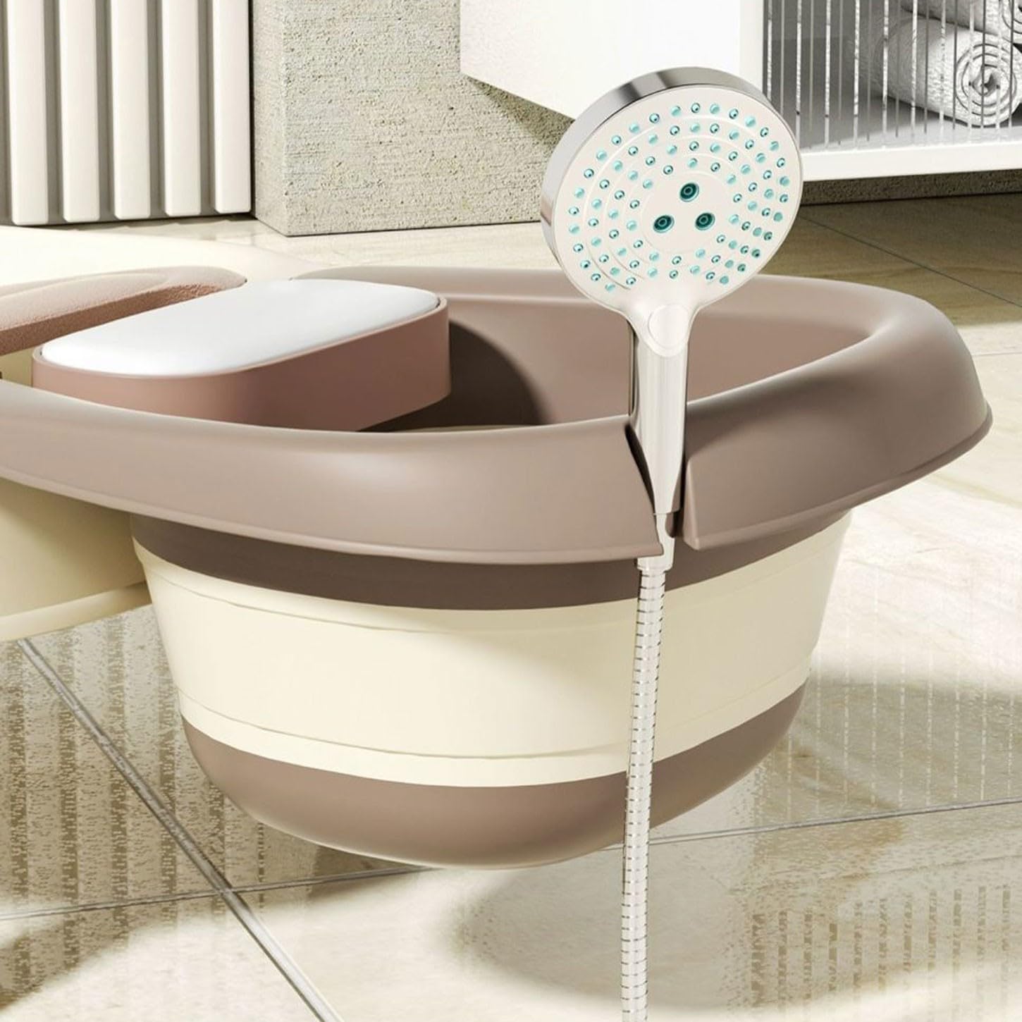 nYFzsNJjwlavacabezas portatil lavacabezas portatil para casa Lavacabezas doméstico para Personas Mayores, Lavabo para Cama, sillón reclinable para Adultos(Color:2)