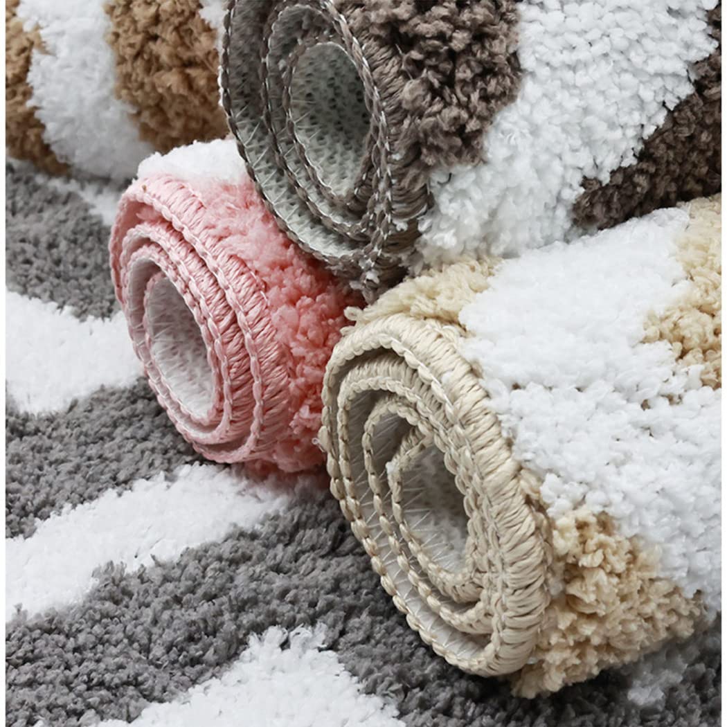 ZLZNX Tappeto da Bagno, Antiscivolo Morbido Tappeto Bagno Tappetino da Bagno Assorbente Lavabile in Lavatrice tappetini da Bagno,4,50 * 80