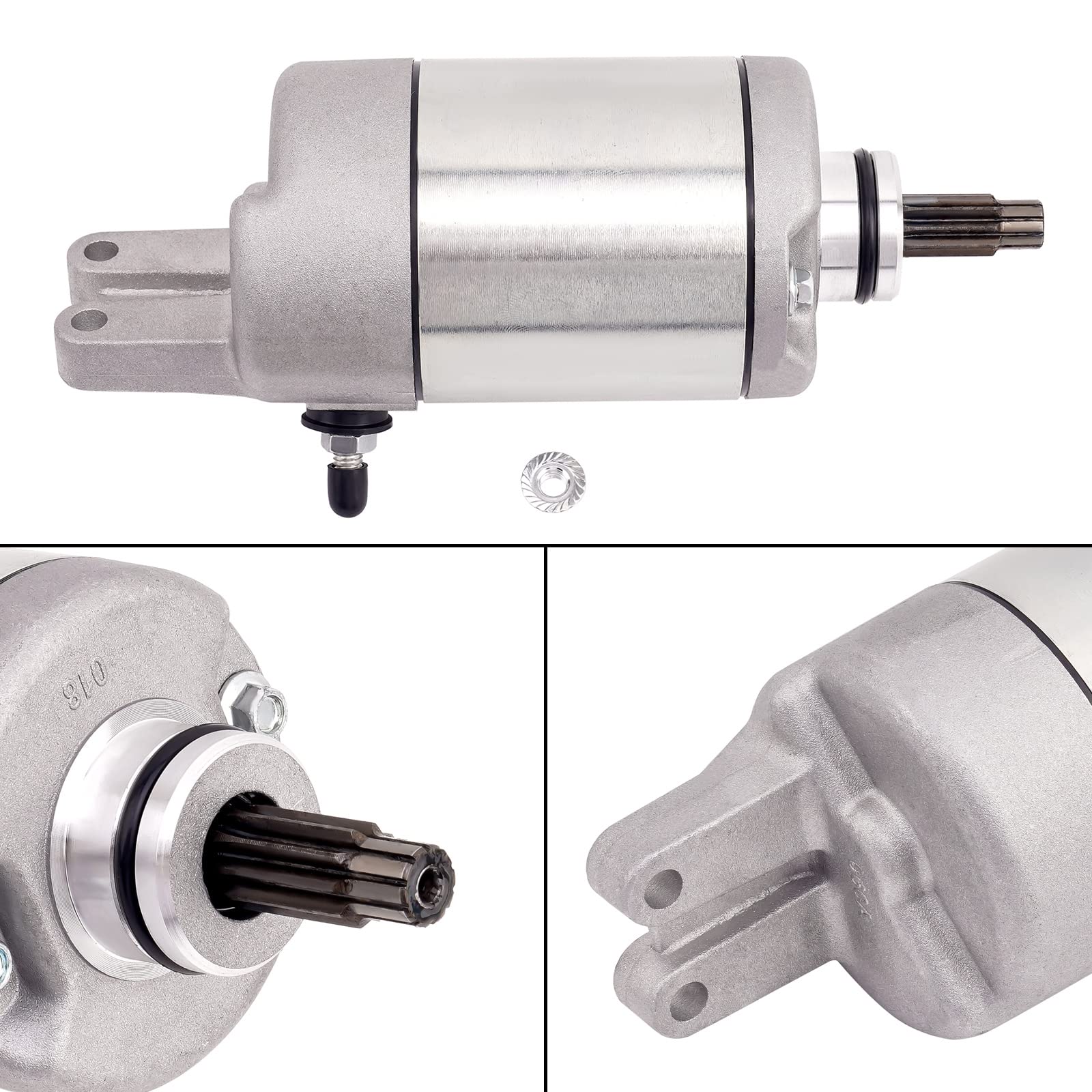 Road Passion Motor de Arranque 31200-HM7-003 31200-HM7-A41 Compatible con Honda TRX500TM TRX500FPM TRX500FM TRX500FE TRX450FM TRX450FE TRX400FW TRX450ES TRX450S TRX400 TRX450 500