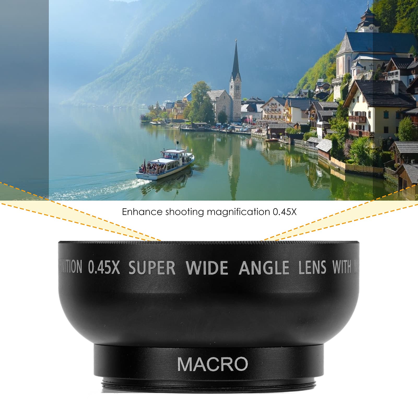 Amazon.com : 46MM 0.45X Wide Angle Lens, with Macro Photography