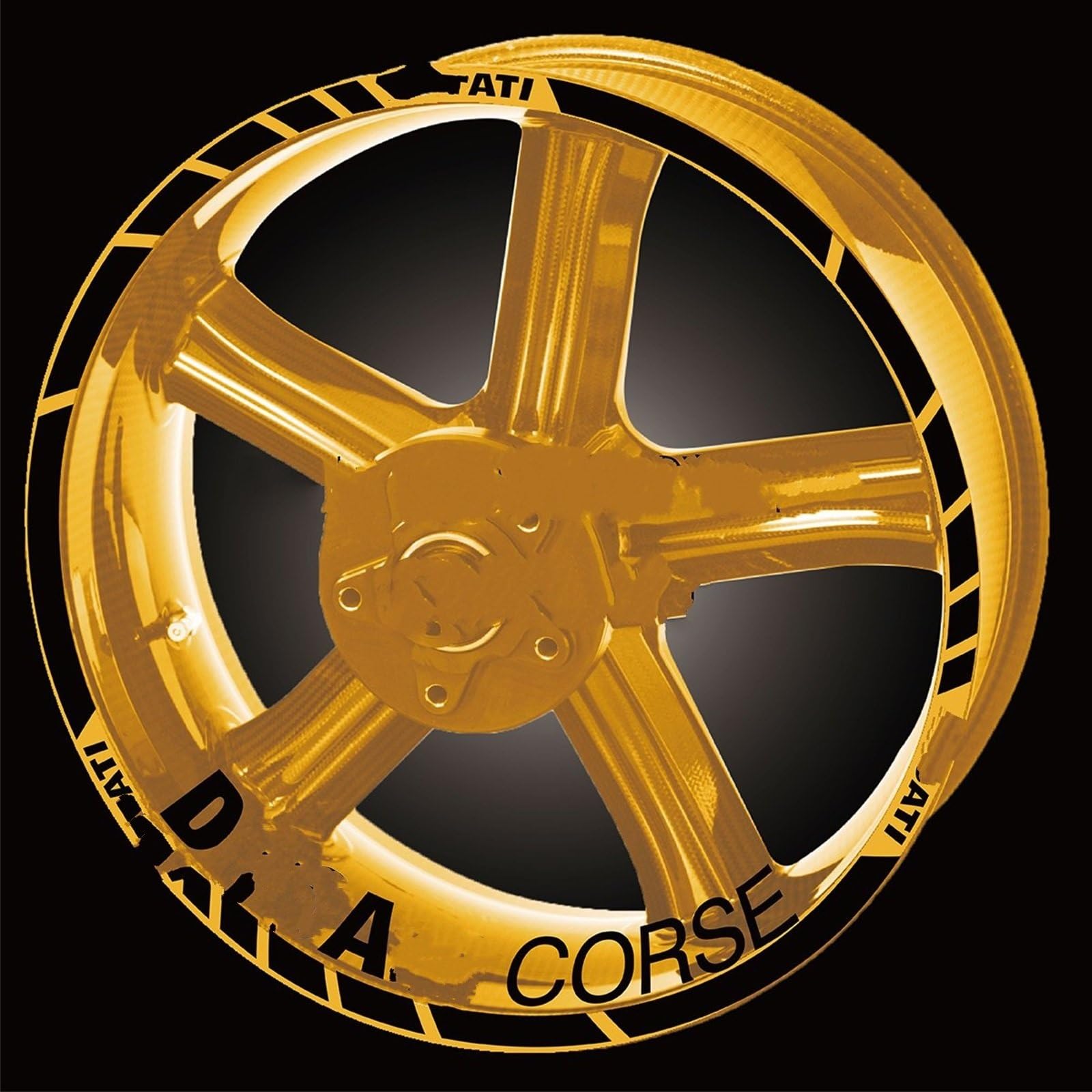 Motorcycle Wheel Sticker Inner Rim Protection Decal Decorative Film for Ducati MULTISTRADA 1260 1260s 1200 1200s Decorative(Color3)