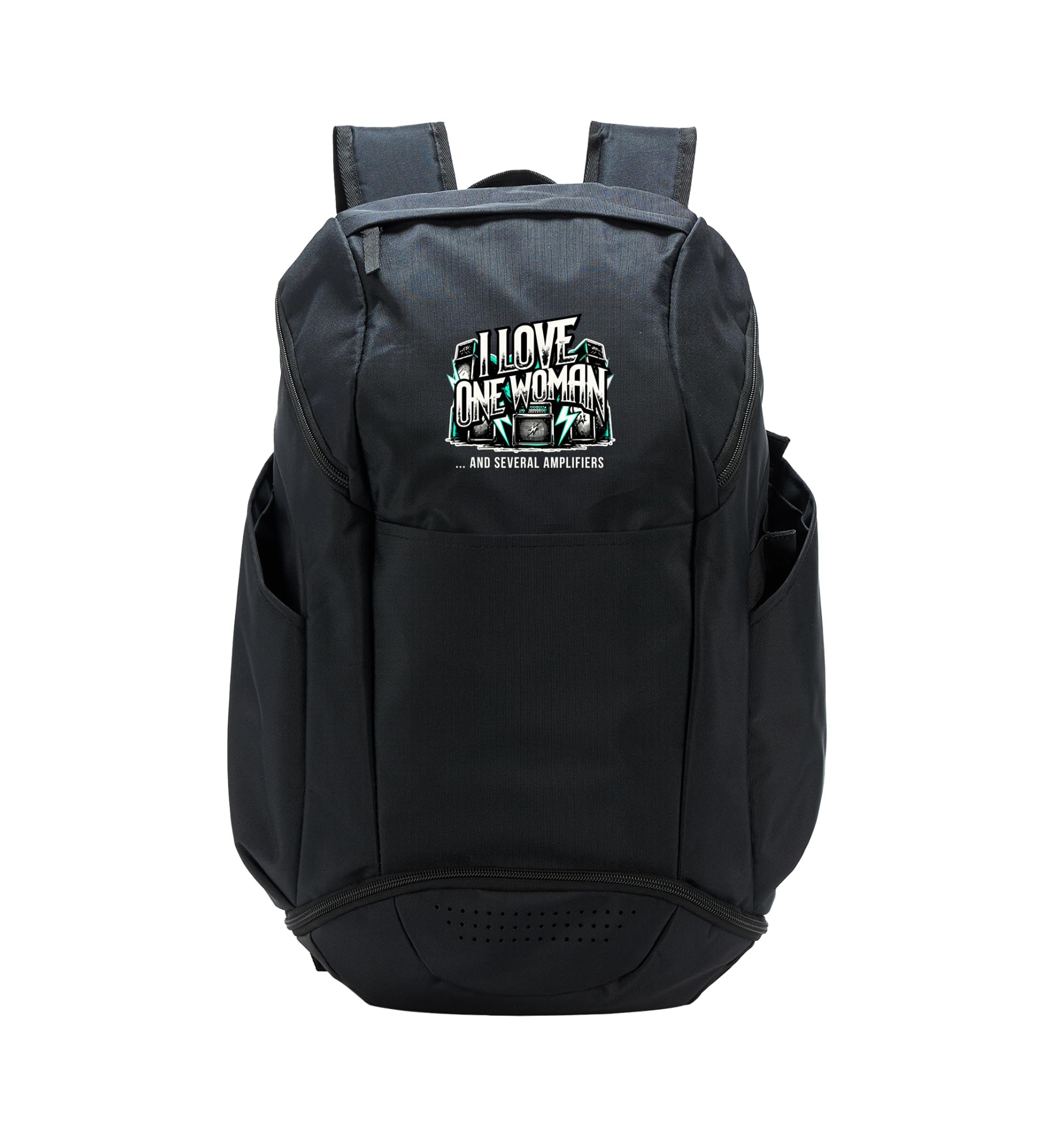 I Love One Woman ... and Several Amplifiers Mens Guitar Sport Backpack