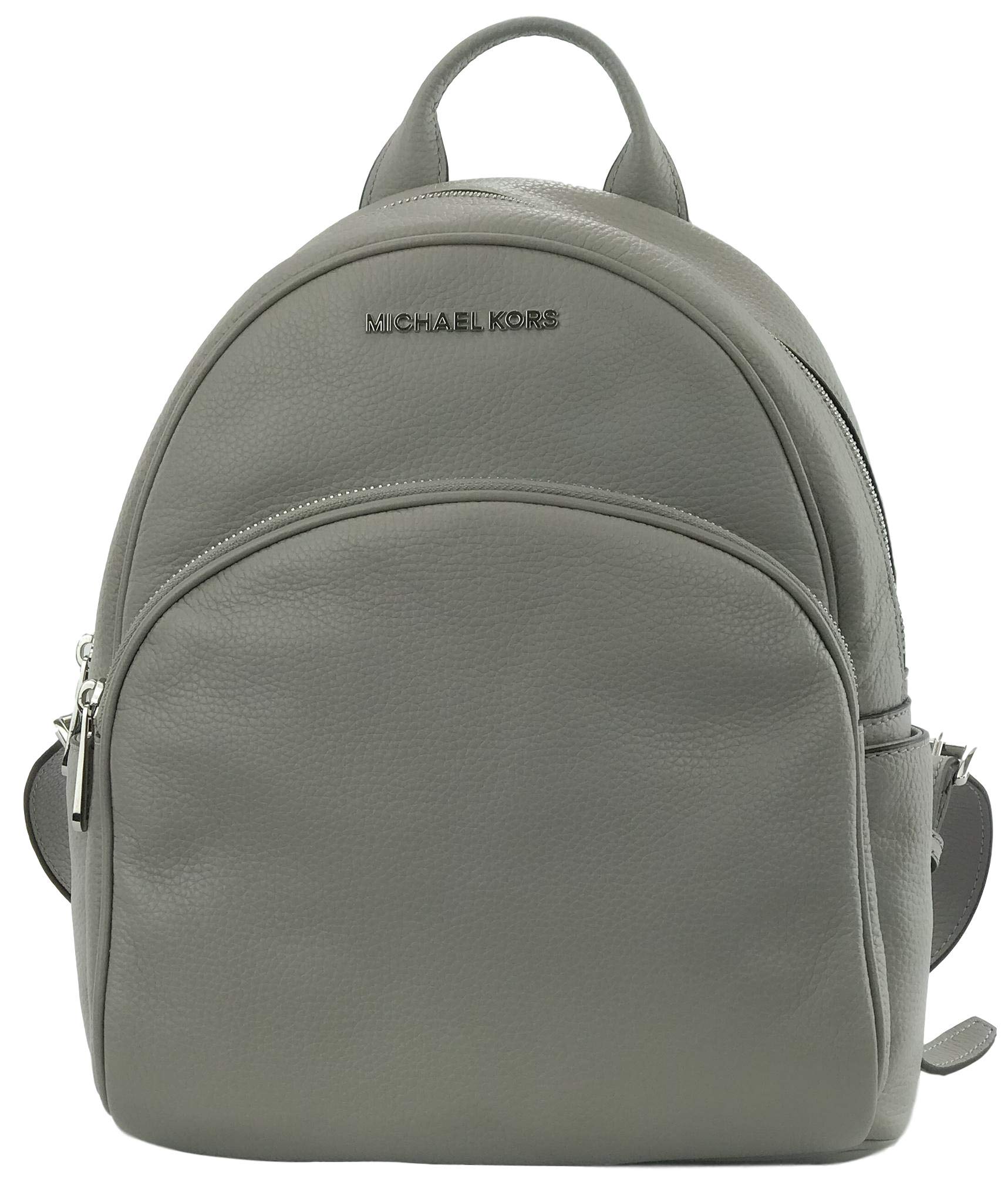 Michael Kors Abbey Backpack Bag Pebbled Leather Medium Ash  display picture 1