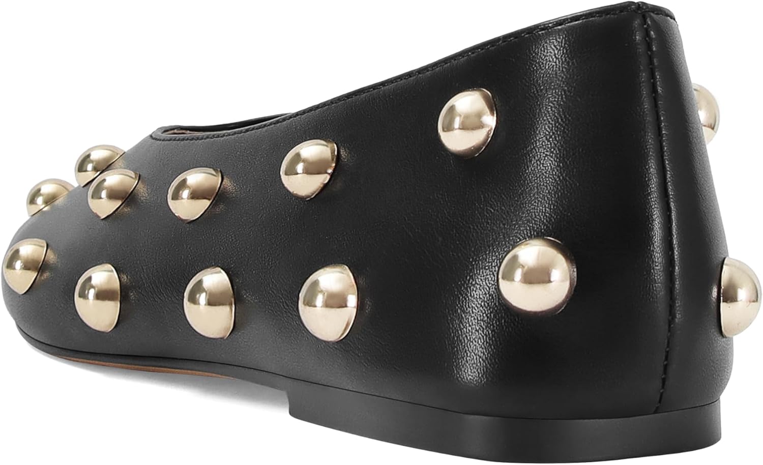 MAIJED Studded Flats for Women Square Toe Slip On Ballet Flats Casual Comfotable Walking Ballerina Shoes - Image 6