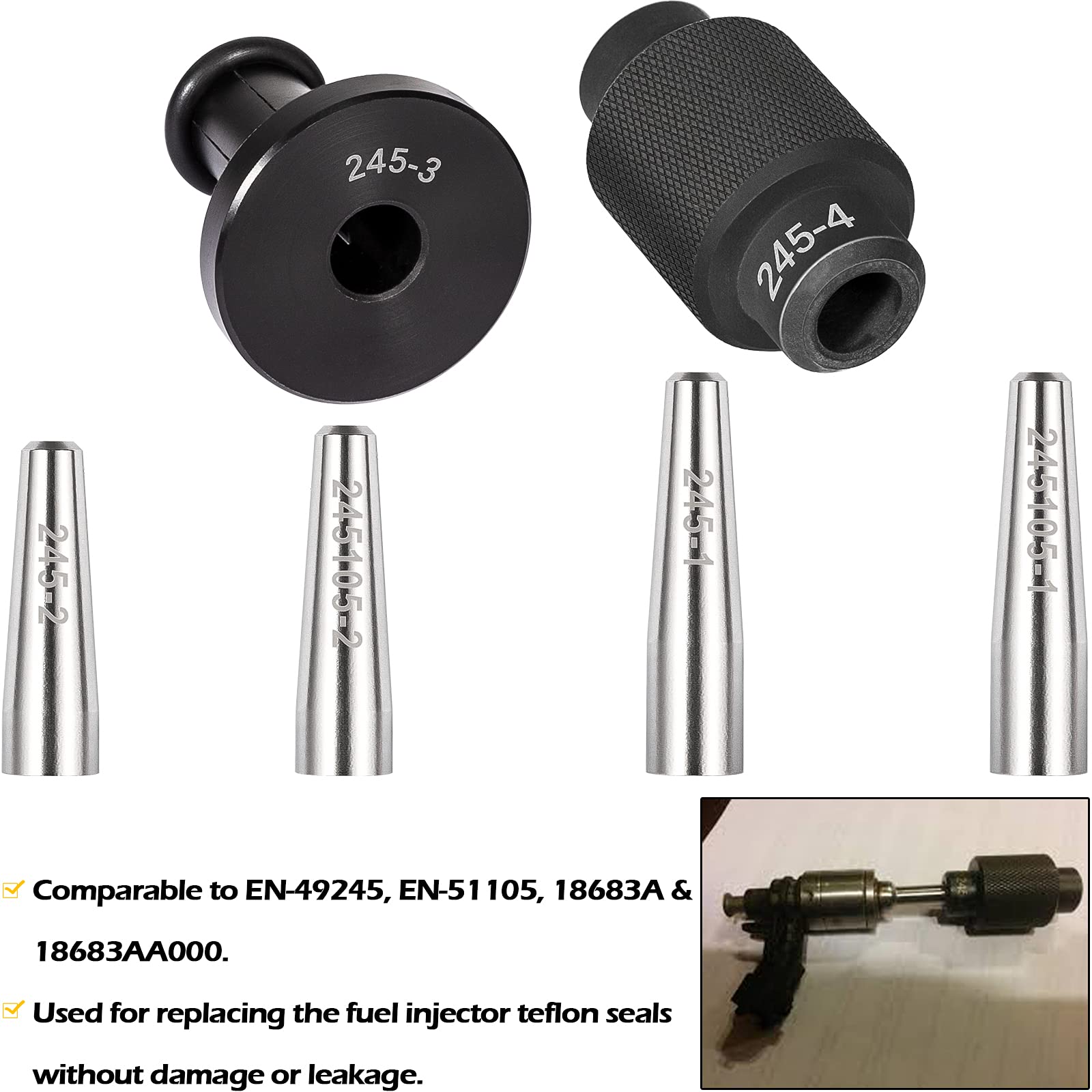 6706 Fuel Injector Rail Assembly Remover & GM245 Fuel