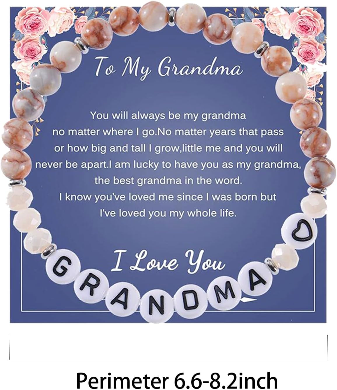 ZAHSY Grandma Nana Mom Mothers Day Gifts from Daughter Son Christmas Presents for Nana Granny Gifts Bracelet for Grandma Mother - Image 3