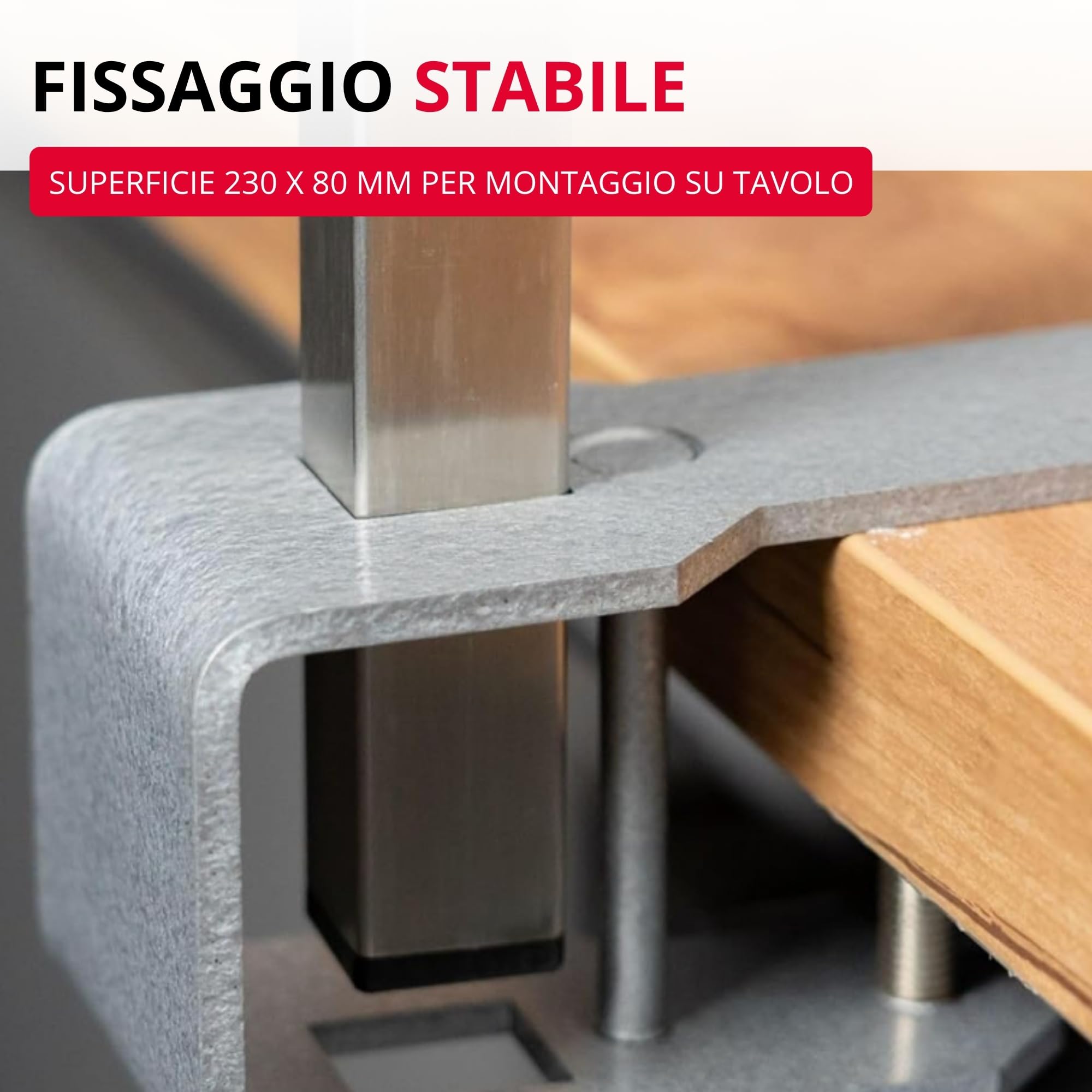 Westmark Sieger Clou 30 Apriscatole da montare al tavolo 84 cm Acciaio inox