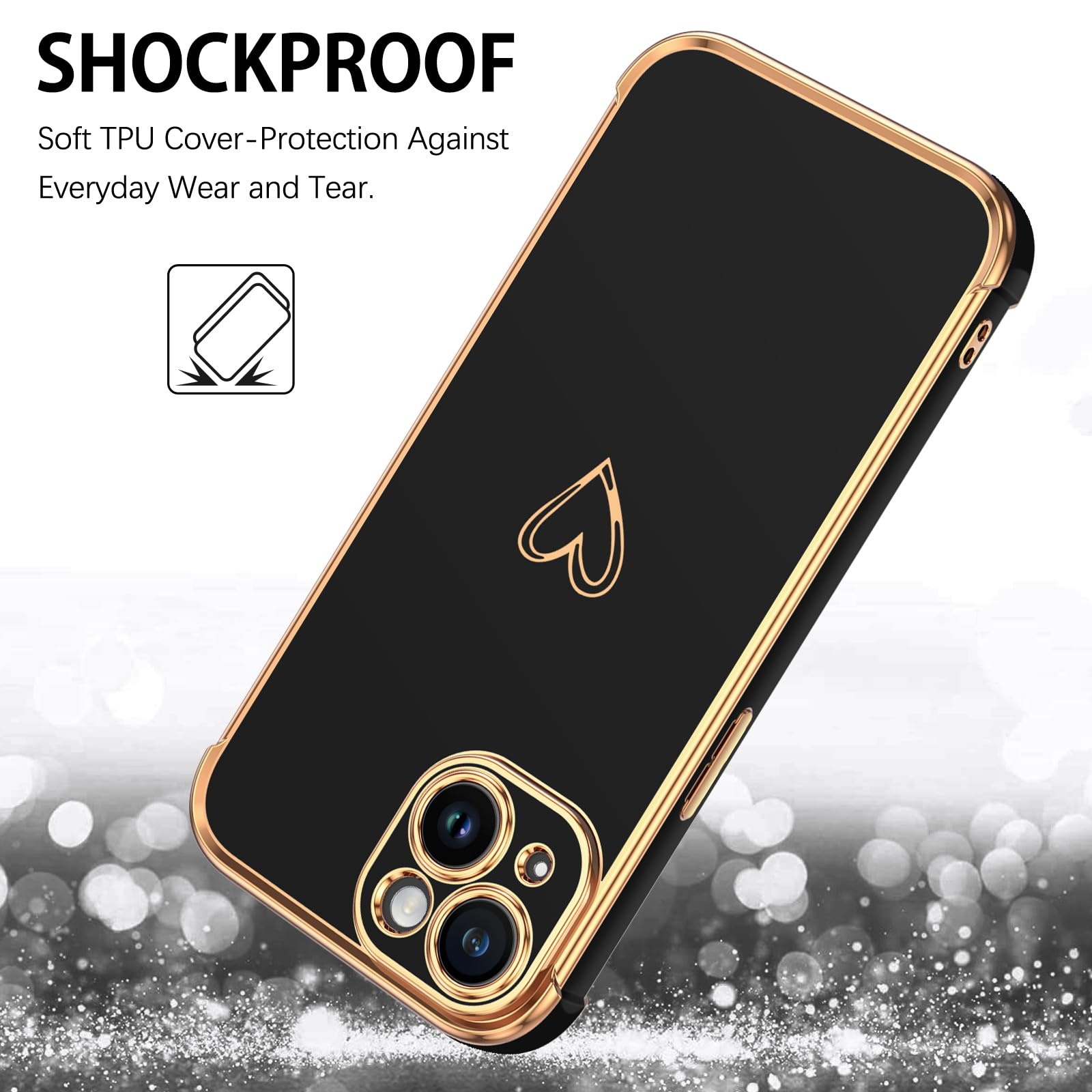 DUEDUE IPhone XR Hülle – Stoßfestes TPU-Silikon In Schlankem 6D-Design