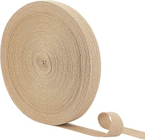 50 Yards Herringbone Cotton Twill Tape - 1 Inch Wide Bias Binding For Sewing & Crafts - View #13