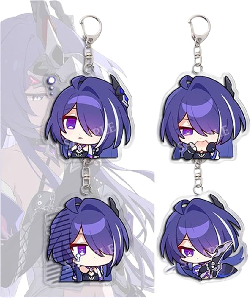 Amazon.co.jp: 崩壊スターレイル 黄泉 キーホルダー 4点セット ゲーム