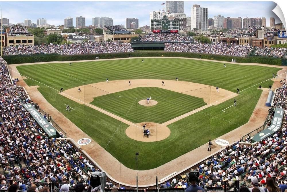 CANVAS ON DEMAND at The Ballpark Wall Decal, Baseball Artwork