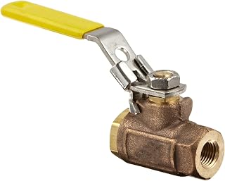 Dixon BBLV25 Brass Ball Valve, Locking Handle, 1/4" NPT Female