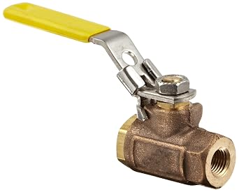 Dixon BBLV25 Brass Ball Valve, Locking Handle, 1/4" NPT Female