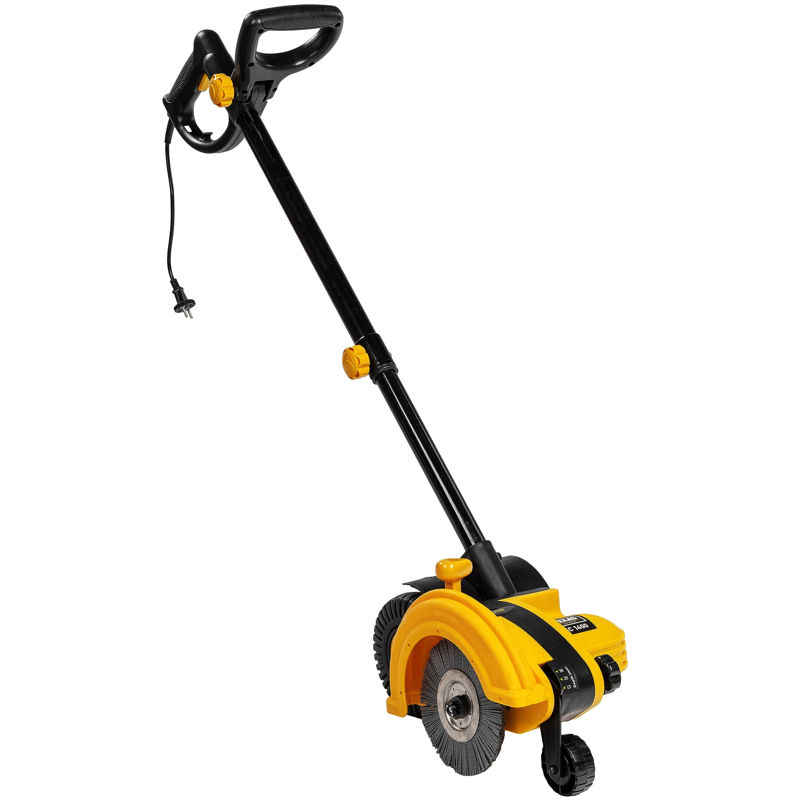 Texas EC 1400 2in1 Kombigerät Rasenkantenschneider und Fugenbürste elektrisch Fugenreiniger Unkrautbürste Elektro 230V | 1400 Watt | höhenverstellbar | 2900 U/min | inklusive Messer und Bürste