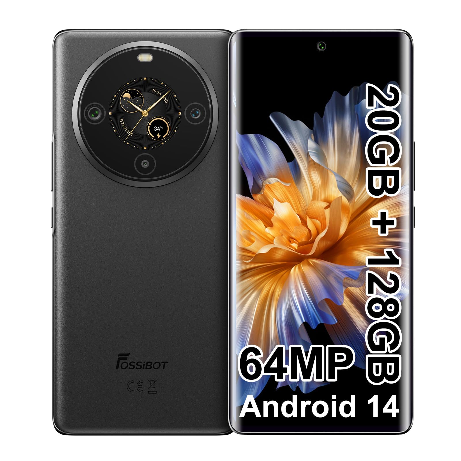 Amazon | FOSSiBOT S2 SIMフリー スマートフォン本体 20GB+256GB/1TB