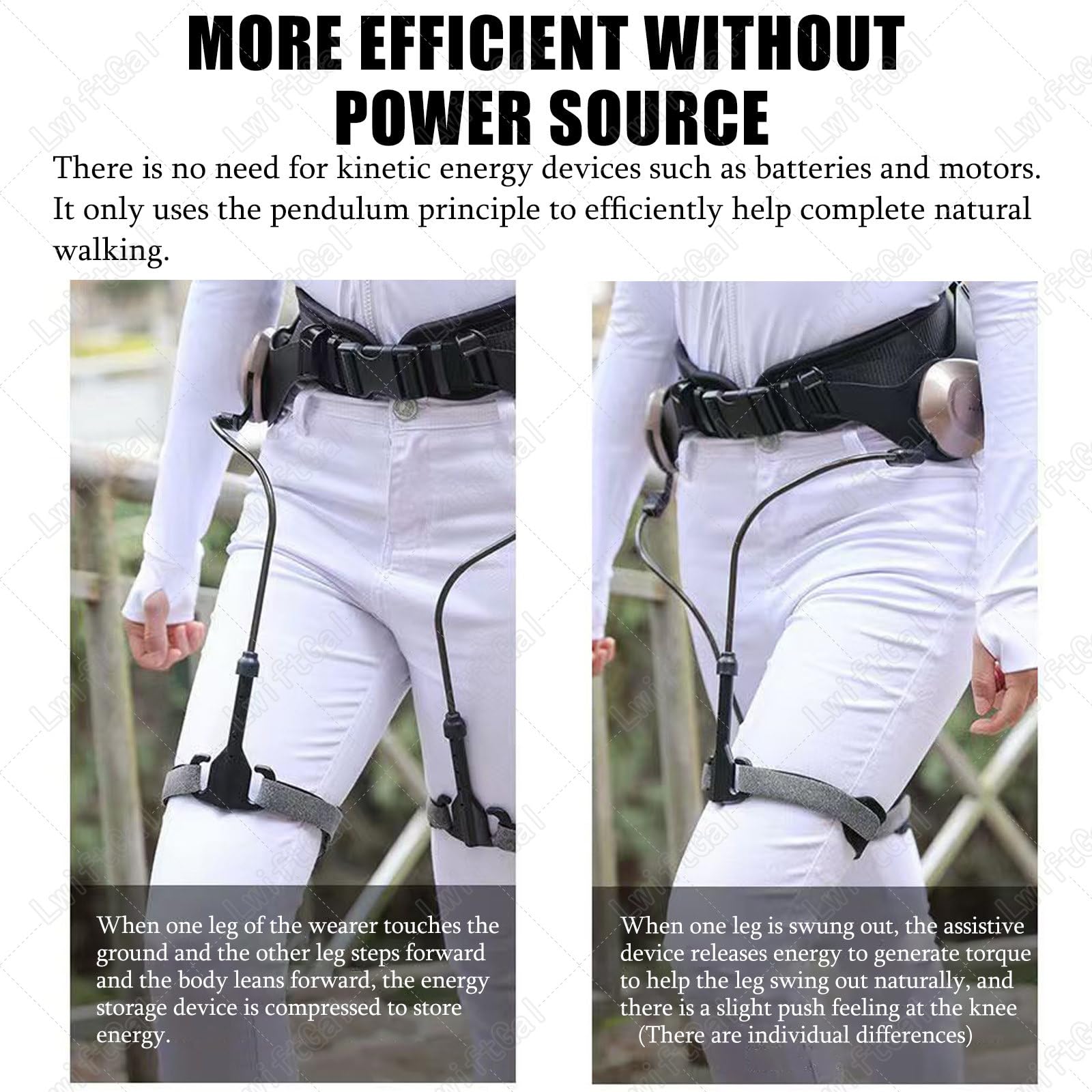 Andador De Movilidad, Ayuda para Caminar Bionic Body Power, Movilidad Natural para Personas Mayores con Movilidad Reducida, Equipo De RehabilitacióN Asistida para Miembros Inferiores
