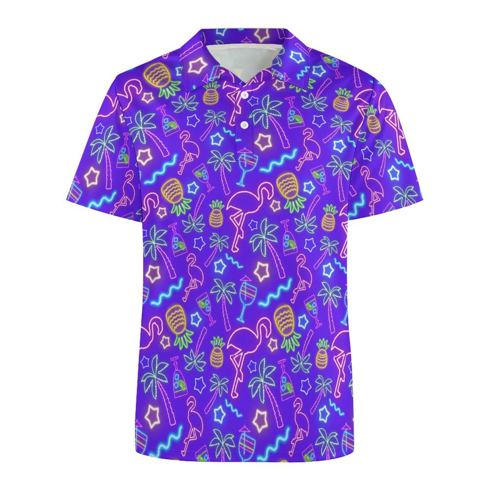 Golf Shirts for Men,Dry Fit Athletic Short Sleeve Polo Shirts,Performance 4 Way Stretch Golf Polos with UPF 50