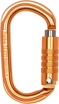 Triple Lock True Oval Aluminum Carabiner by ProClimb