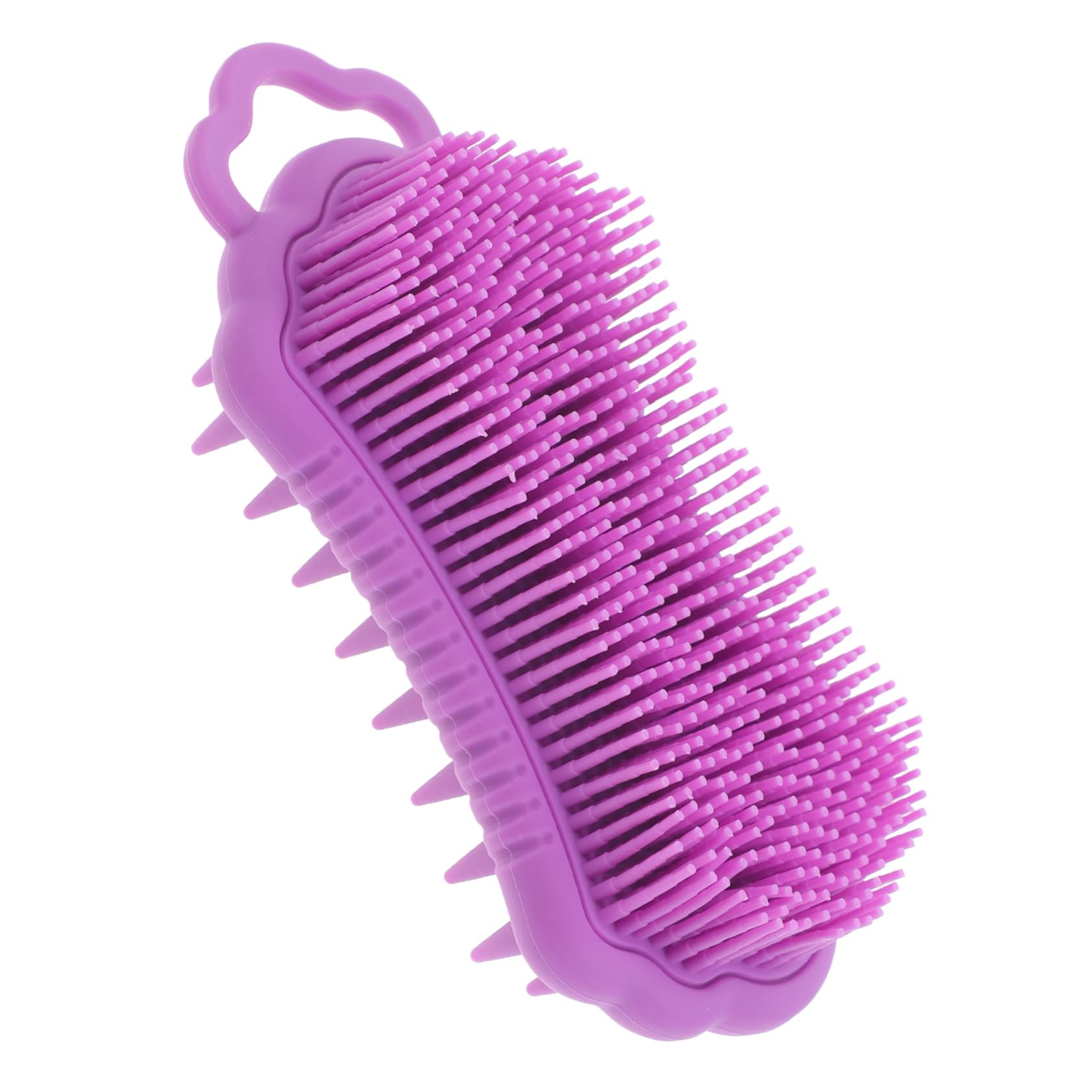 5pezzi Spazzola Massaggiante Per Capelluto Silicone Con Setole Morbide Spazzola Per Doccia e Pulizia Dei Per Massaggio e Rinfrescamento Del Capelluto