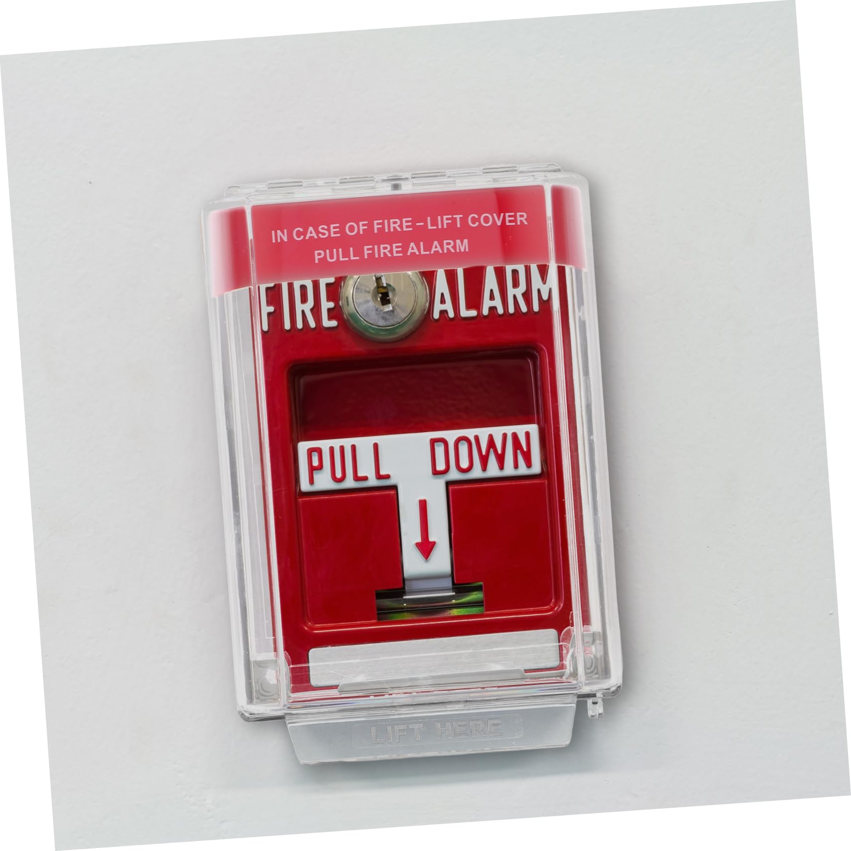 Veemoon Cubierta Protectora para Interruptor de Alarma contra Incendios Cubierta de Pulsador de Llamada Manual Protección Exterior para Punto de Llamada de Incendios Diversos Entornos