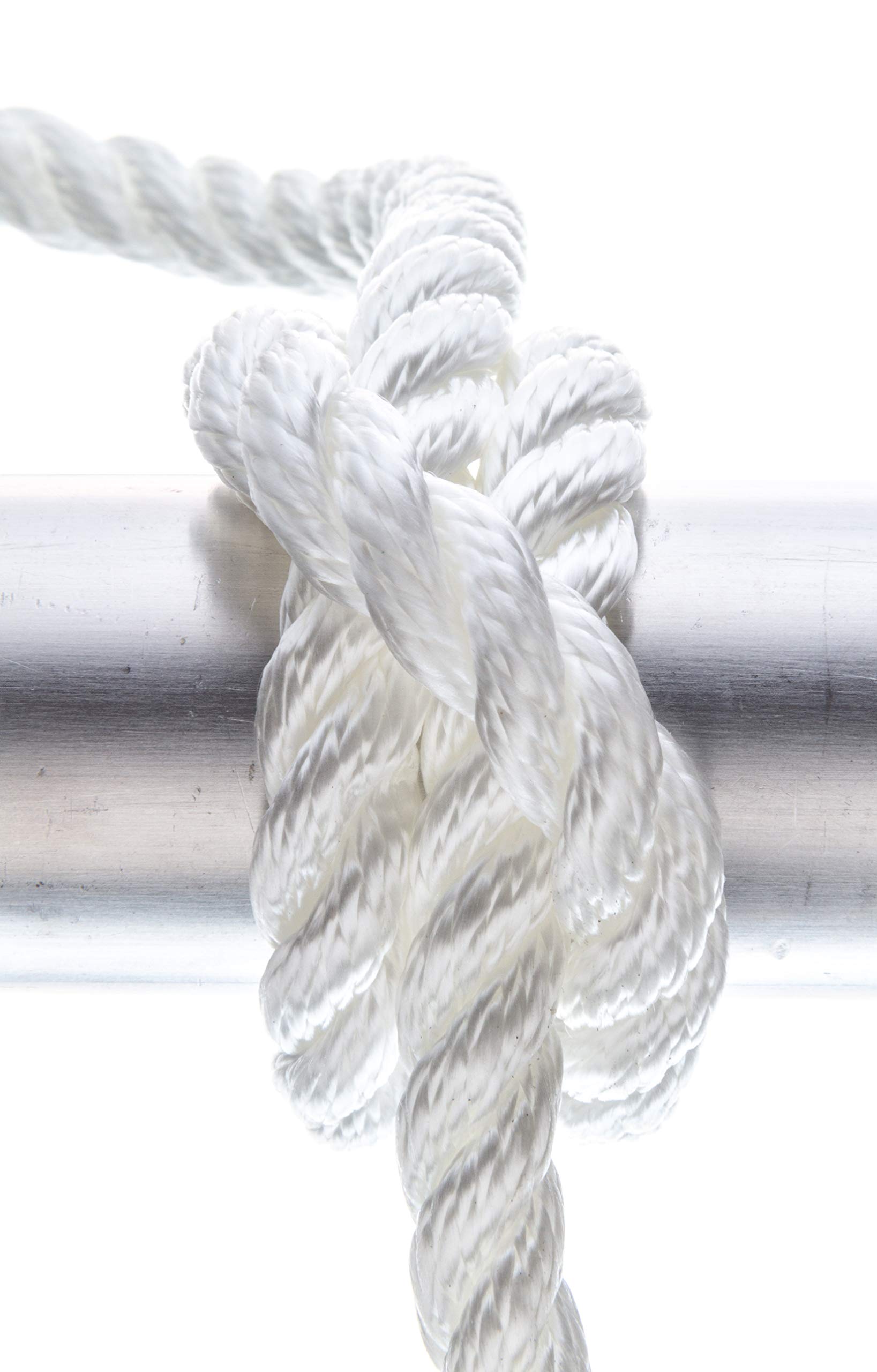 Seachoice 50 – 42571 czapka, nylonowe sznurki do wiązania 3 nici, białe, 13 mm x 7,6 m