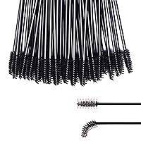 Vista 5 de GUMIKE - 100 piezas de cepillos desechables para pestañas y maquillaje, para extensión de pestañas y cejas (negro)
