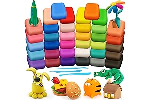 ESSENSON Magic Clay - Moldable Clay for Kids, 36 Colors Air Dry...