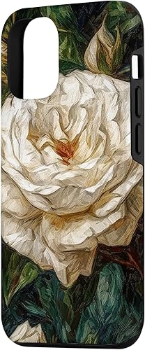 Vista 68 de Funda para iPhone 13 Van Gogh Art White Flower White Roses