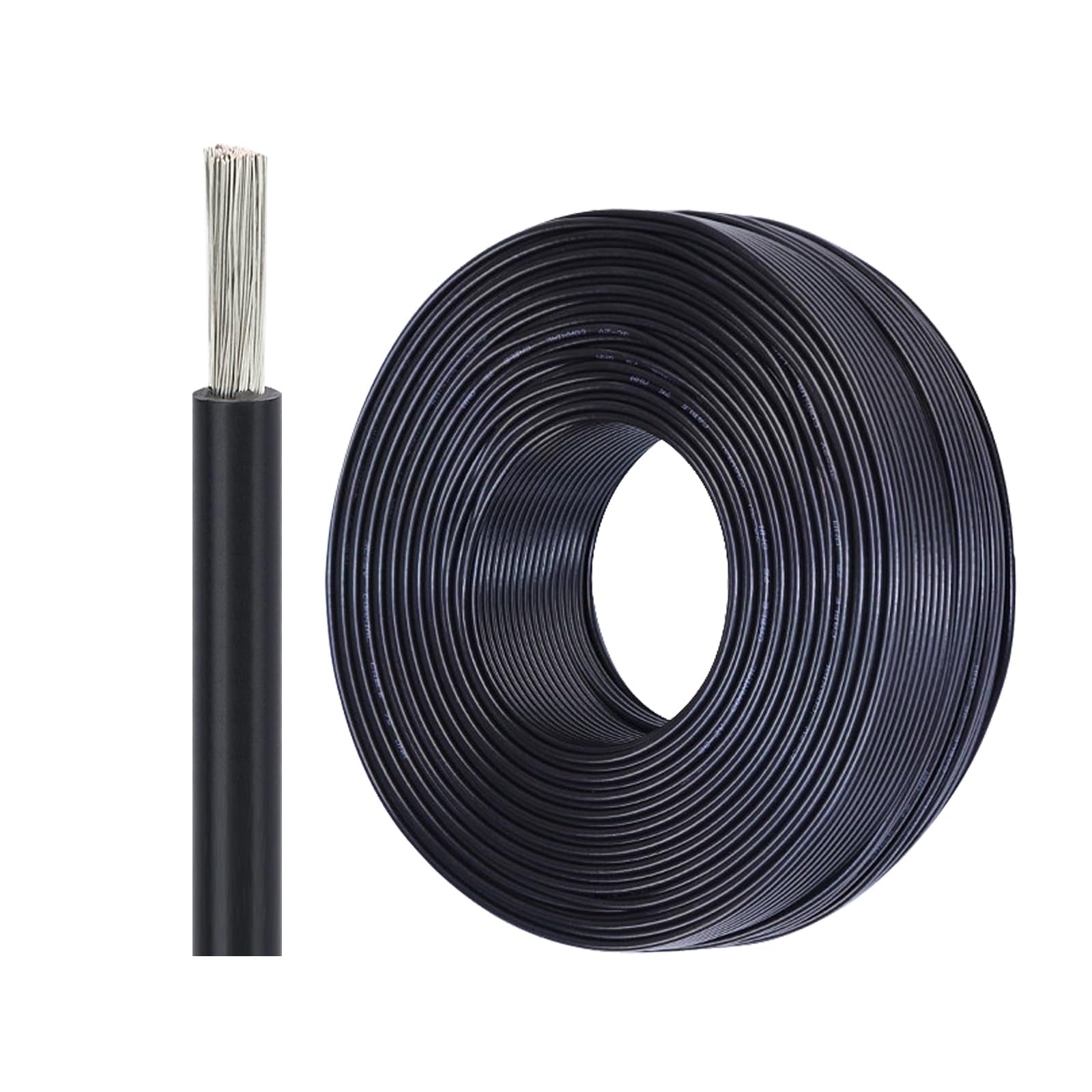 Fil cuivre étamé 14AWG pour onduleurs bateau et auto 600V