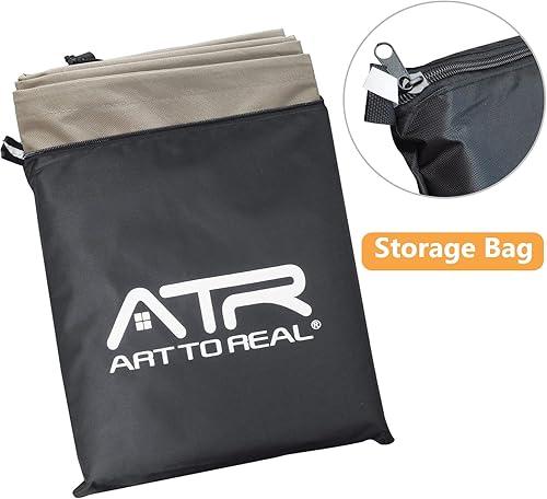 Miniatura 7 de ATR ART TO REAL Fundas protectoras para exteriores, resistentes a la intemperie, fundas para sillas de mimbreratán, 37.4 pulgadas de profundidad x