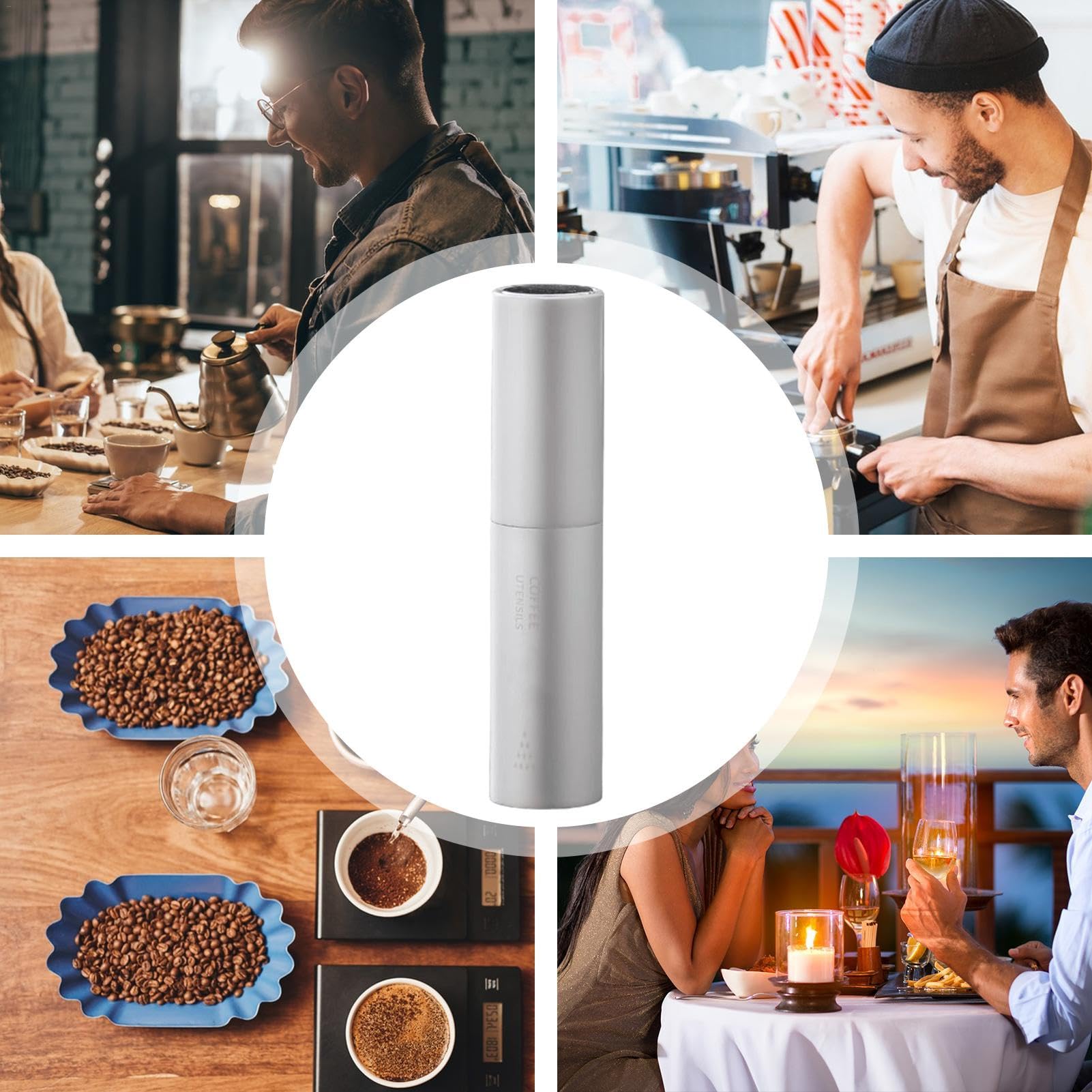 Flacone spray per chicchi di caffè da 10 ml per ridurre l'energia