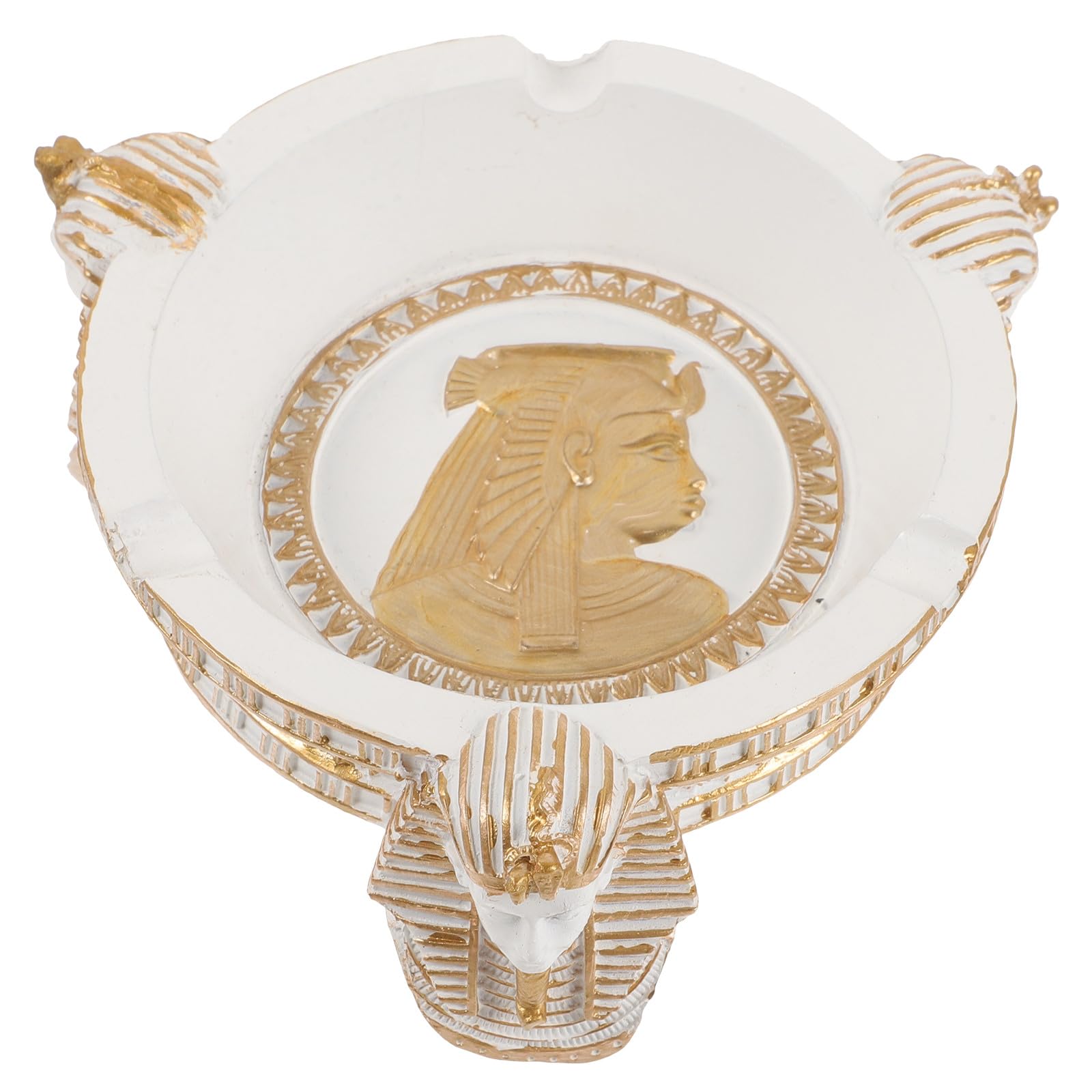 Cendrier en résine pharaon égyptien idée cadeau originale pour bureau et maison