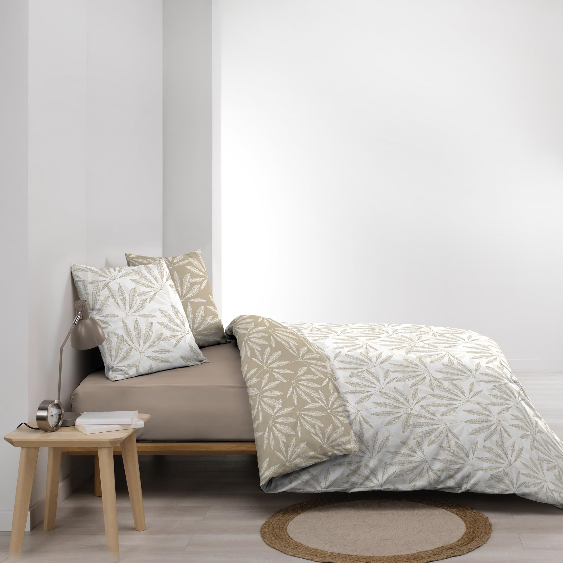 douceur d'intérieur, 3-częściowy zestaw (240 x 220 cm) Malia, dwustronny - 100% bawełna