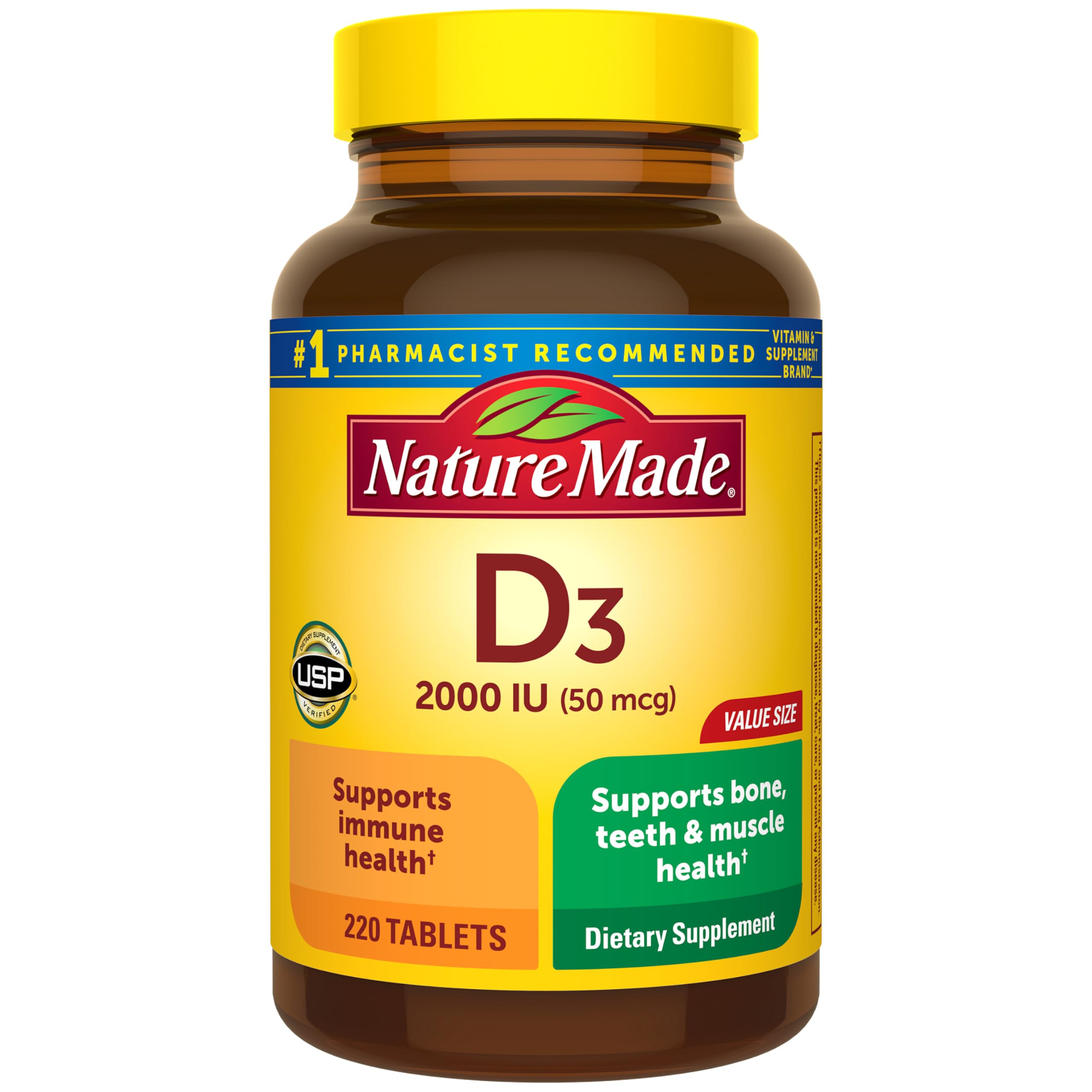 Nature Made Vitamin D3 2000 IU