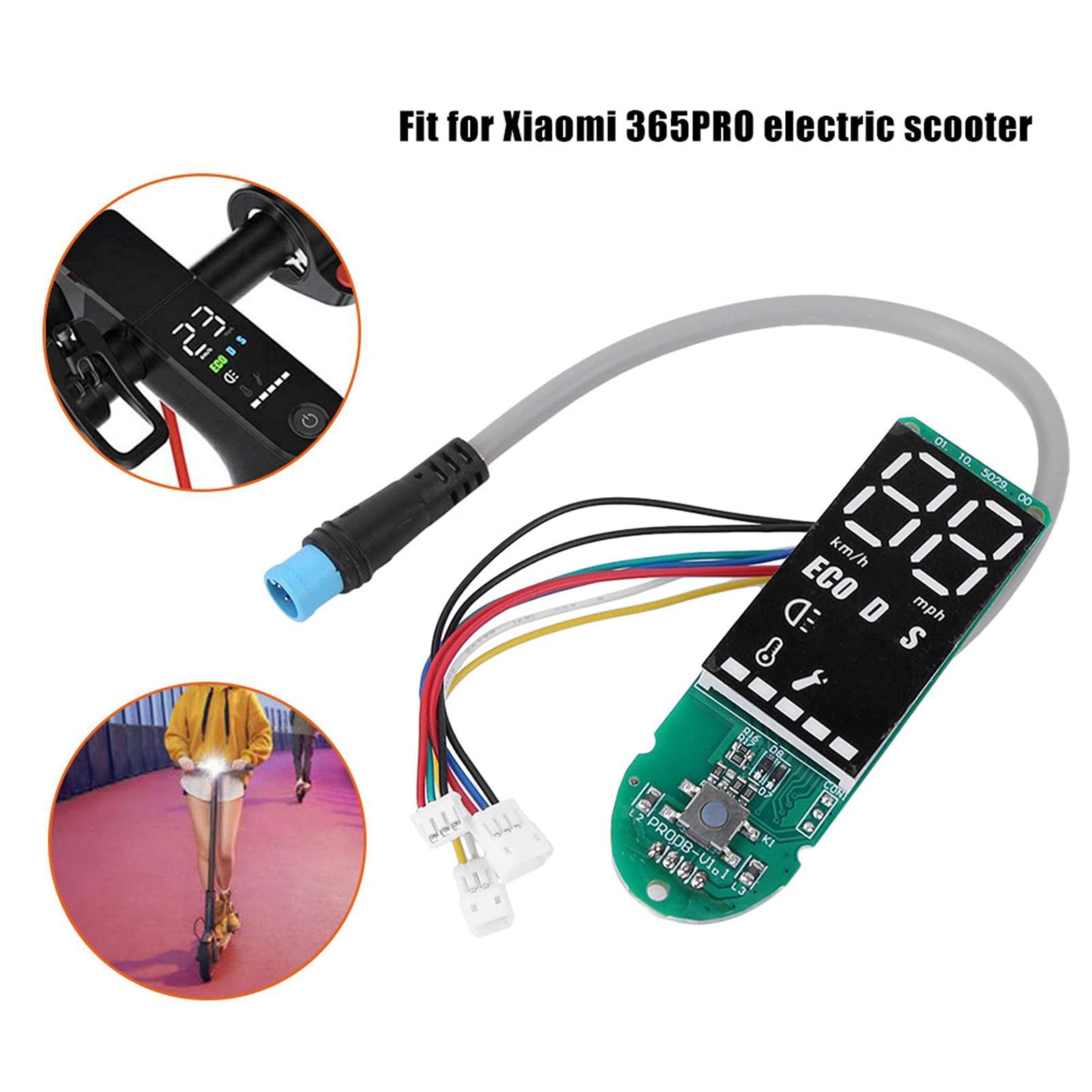 KIMISS Bluetooth-Elektroroller, Board-Motherboard, Passend für E-Scooter-Board, Schaltung S1, Platine, 365PRO, Bildschirm-Dashboard