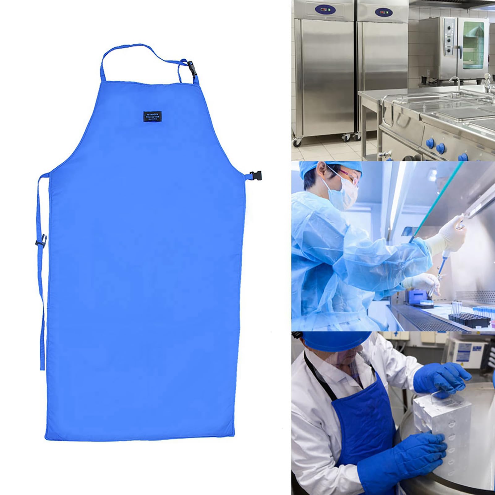 Nitrogen Waterproof Protective Apron, Insulating Cryogenic Apron, for Industrial Aerospace Cold Room (100CM long) - Image 2