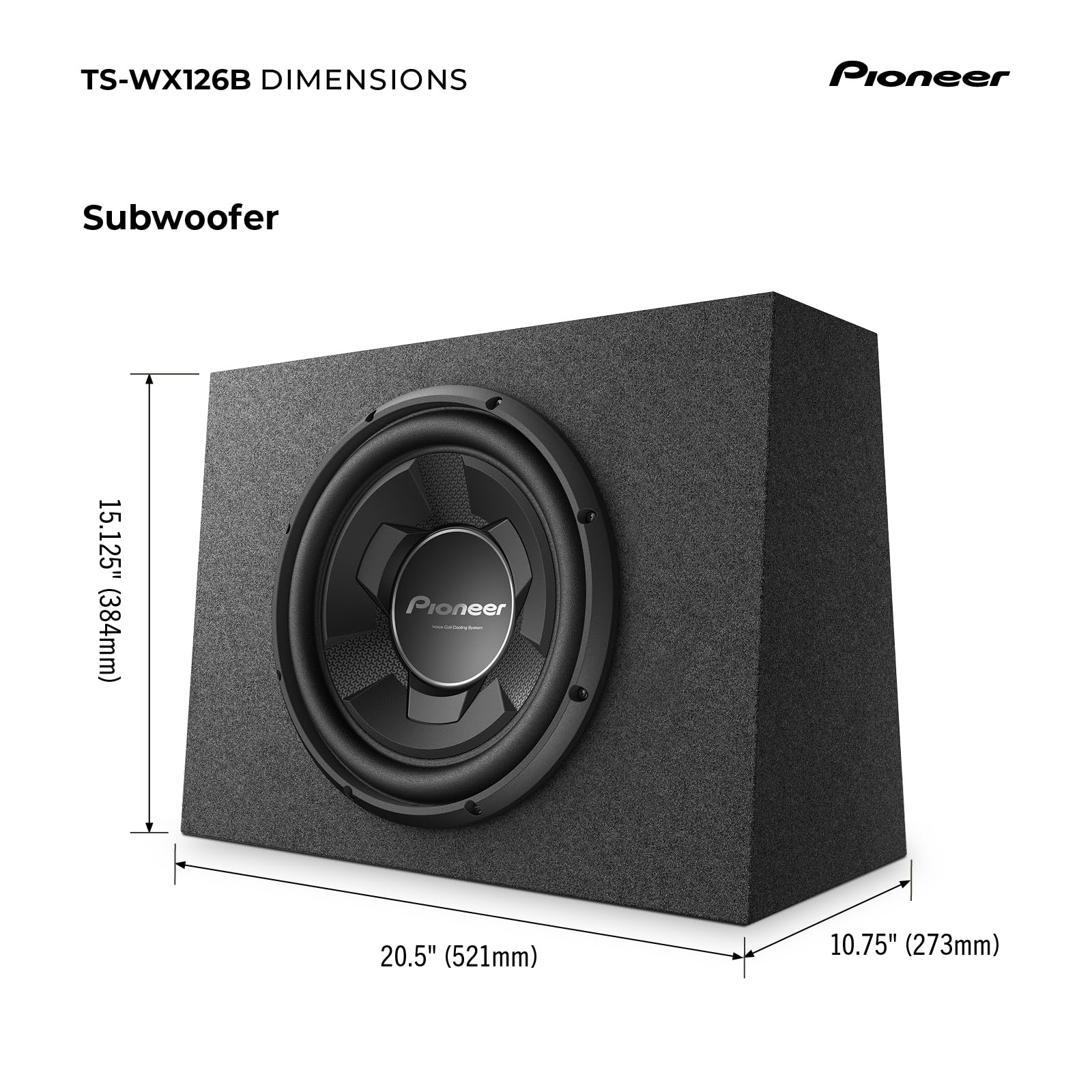 Amazon.co.jp: PIONEER 12インチ TS-WX126B プリロード済み