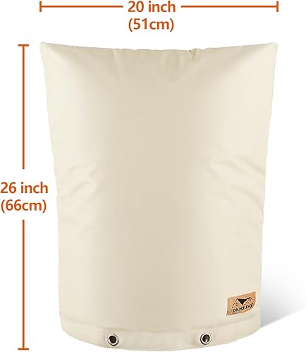 Vista 85 de Protección para prevención de reflujo, 53.34cmde ancho x 40.64cmde alto reflujo cubierta de invierno, bolsa de cubierta aislada para válvula de Arena