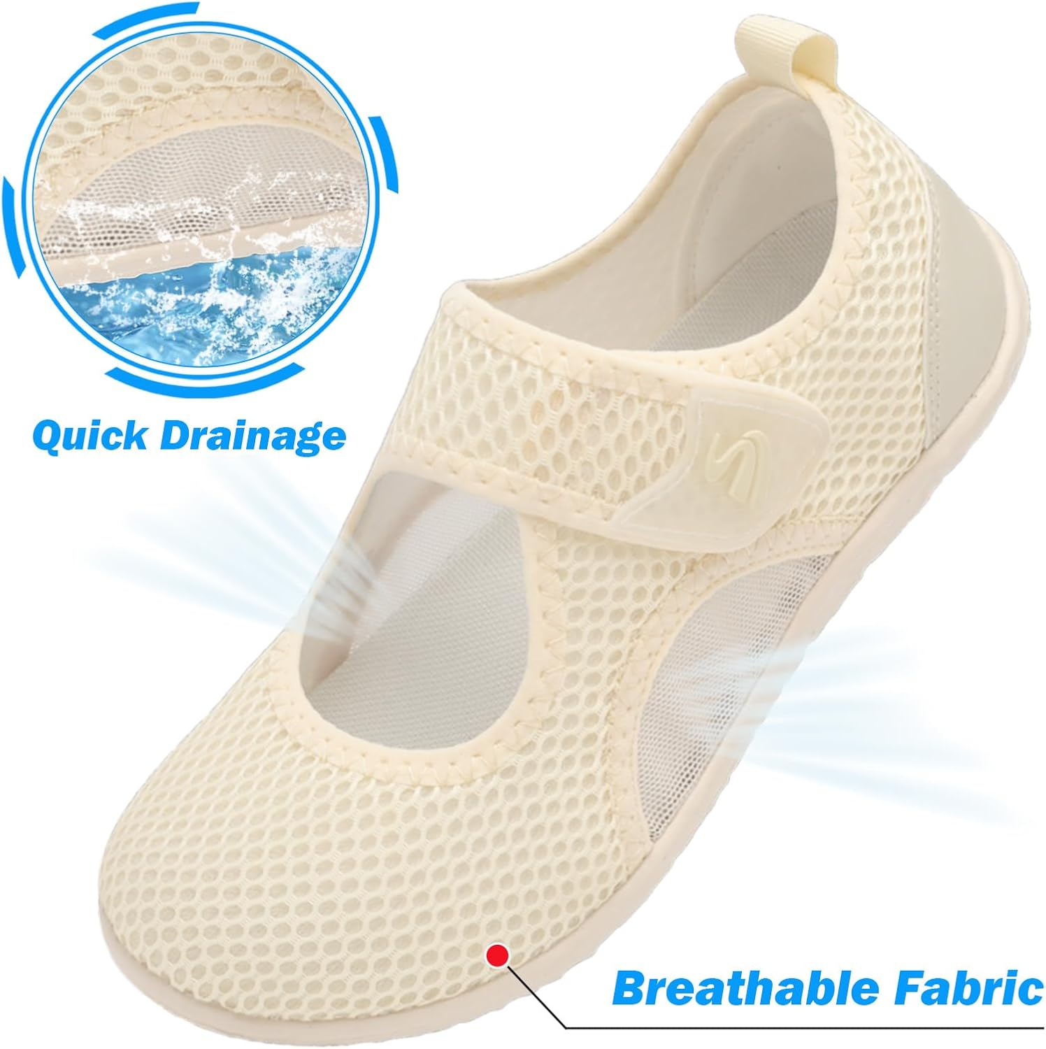 Spesoul Water Shoes for Women Men Barefoot Swim Shoes Aqua Socks Summer Sandals Breathable Quick Dry Lightweight Wide for Pool Beach River Boat Travel Waterpark - Image 4