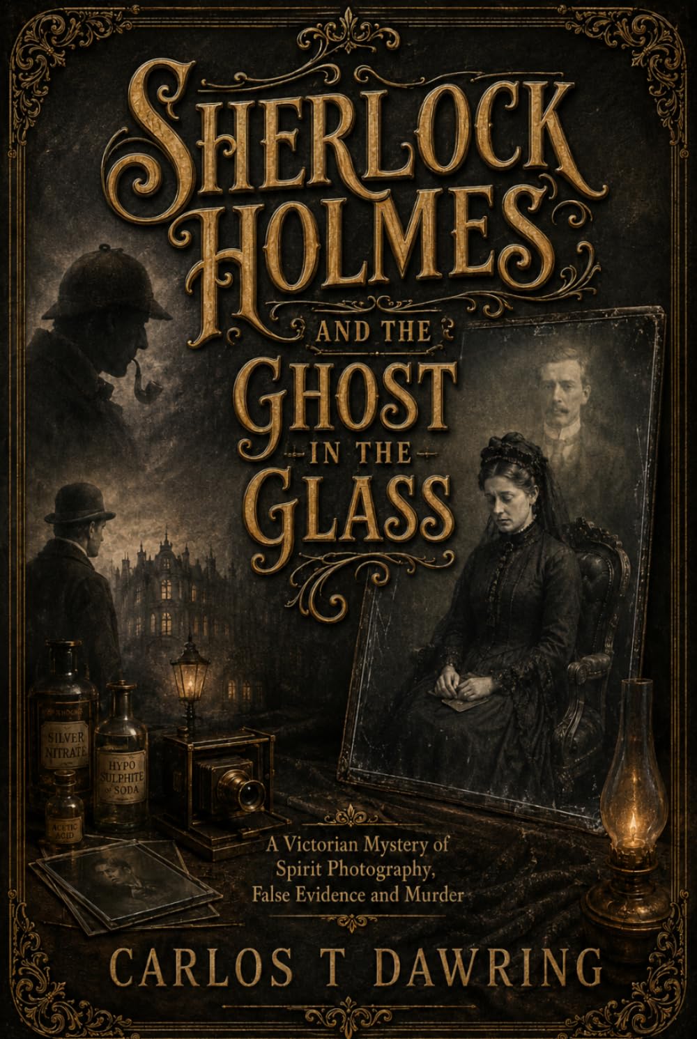 Sherlock Holmes and the Ghost in the Glass: A Victorian Mystery of Spirit Photography, False Evidence and Murder (The Carlos T Dawring Victorian Murder Mysteries)