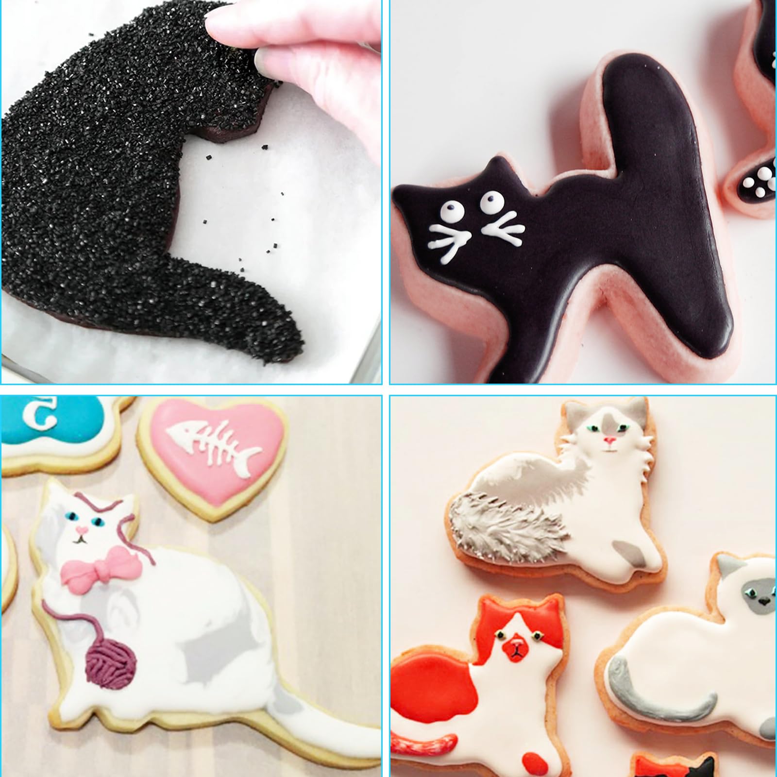 Acquista 8 pezzi stampo per biscotti con marmellata e sandwich, salsa al cioccolato, ritagli per biscotti, pasticceria fondente, stampo fai da te in Italia a partire da 7.2