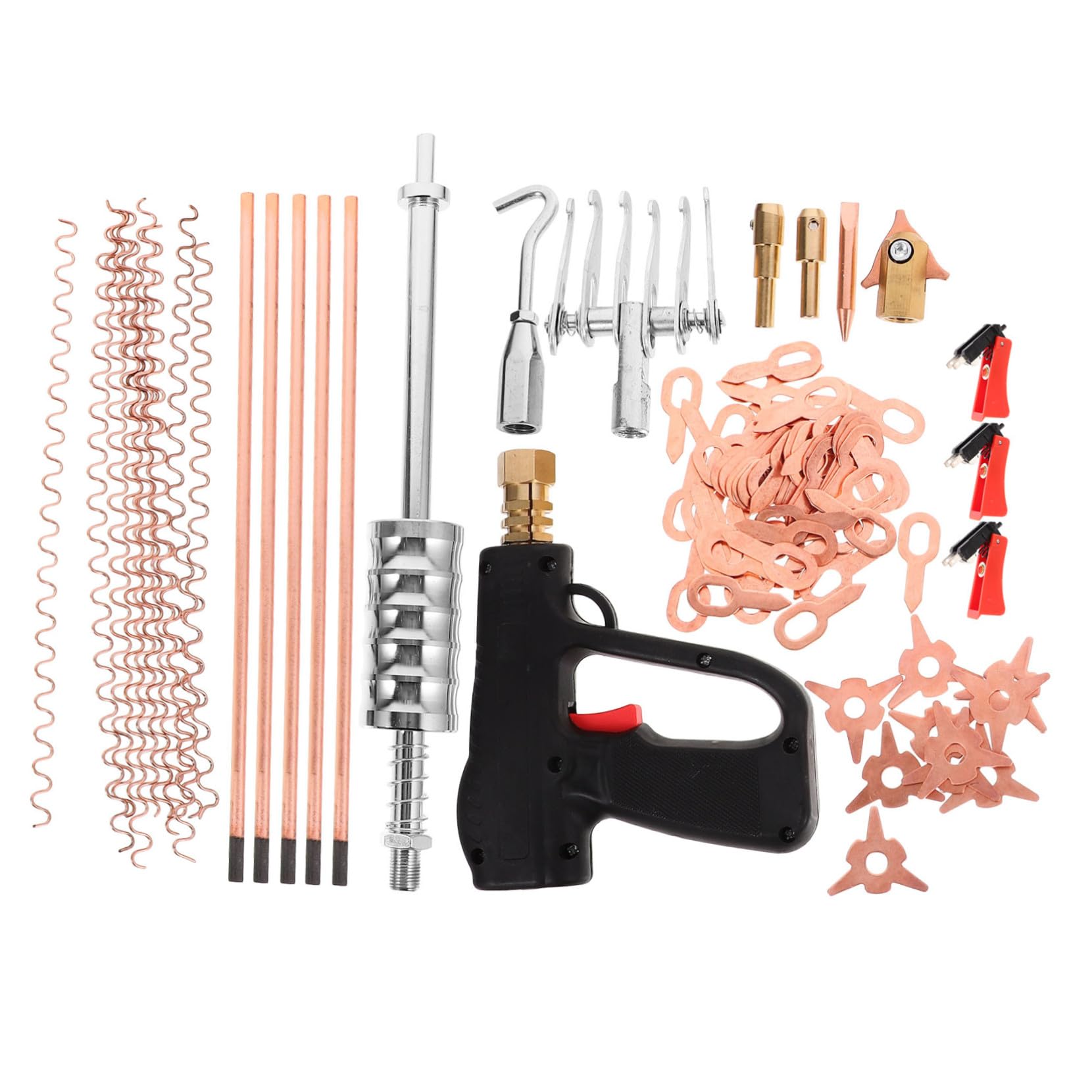 Kit de débosselage voiture 86 pièces en fer résistant pour réparation carrosserie