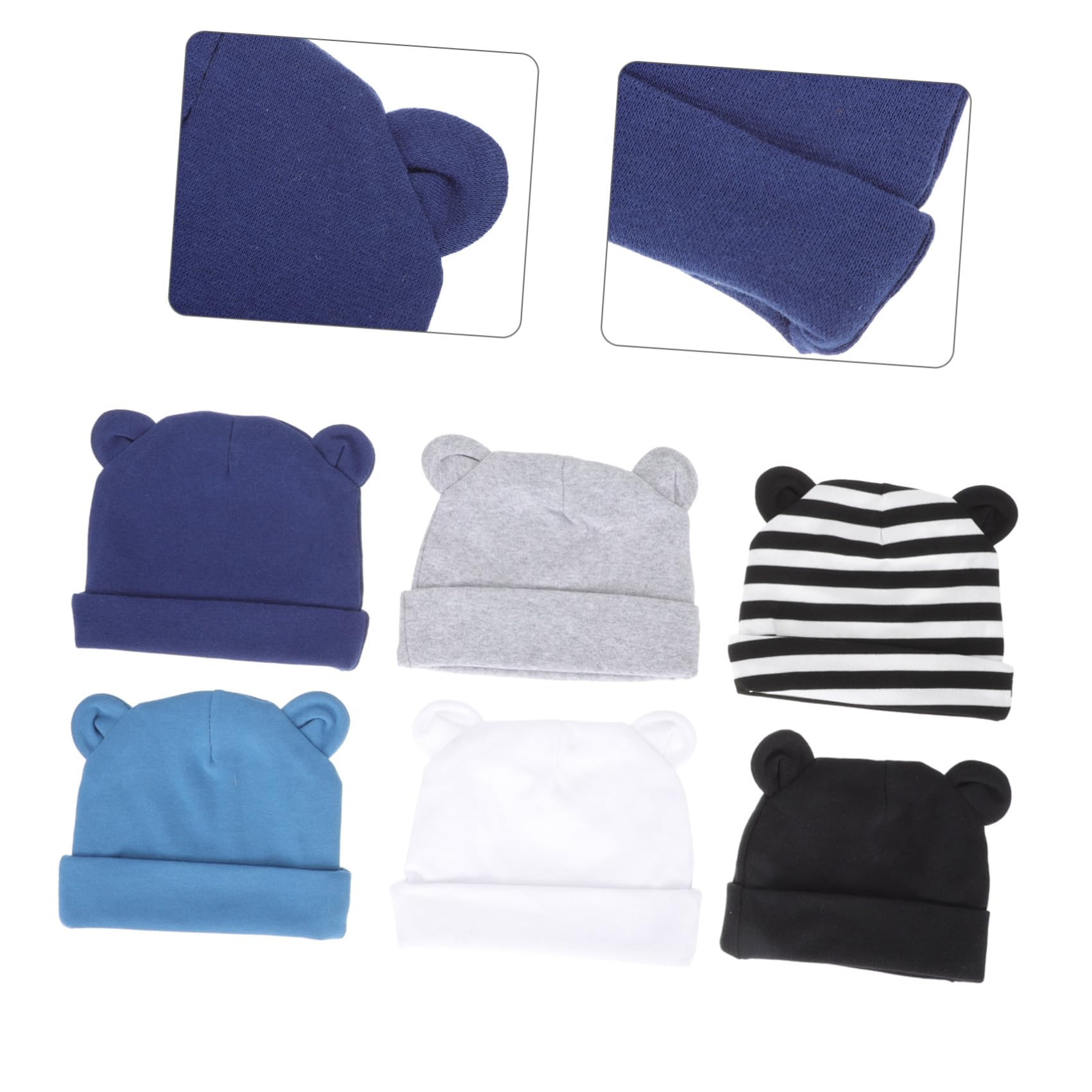 BESPORTBLE Casquettes Nouveau-né pour Bébés Filles Casquettes pour Bébés Chapeaux pour Enfants Garçons Bonnets De pour Bébé Chapeaux Nouveau-né Fille Coton