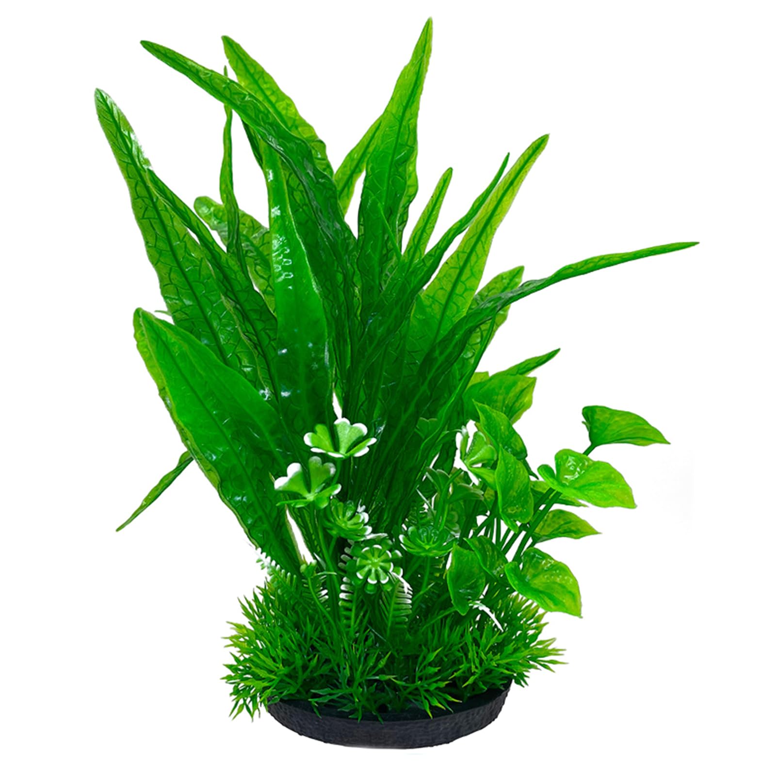 YWLUUOO Artificial Green Aquatic Plant Small Aquarium Decors Landscape for Beautify Aquariums Landscaping Hiding Aquarium Decorations Small