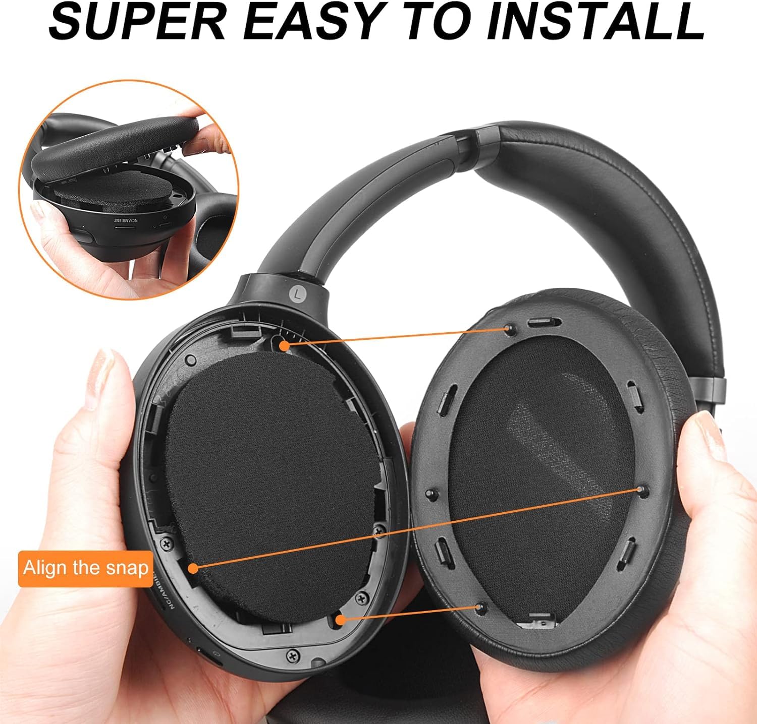 Amazon | Sony XM3 WH-1000XM3用イヤーパッド ワイヤレスノイズ